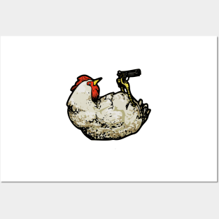 chicken joe Posters and Art